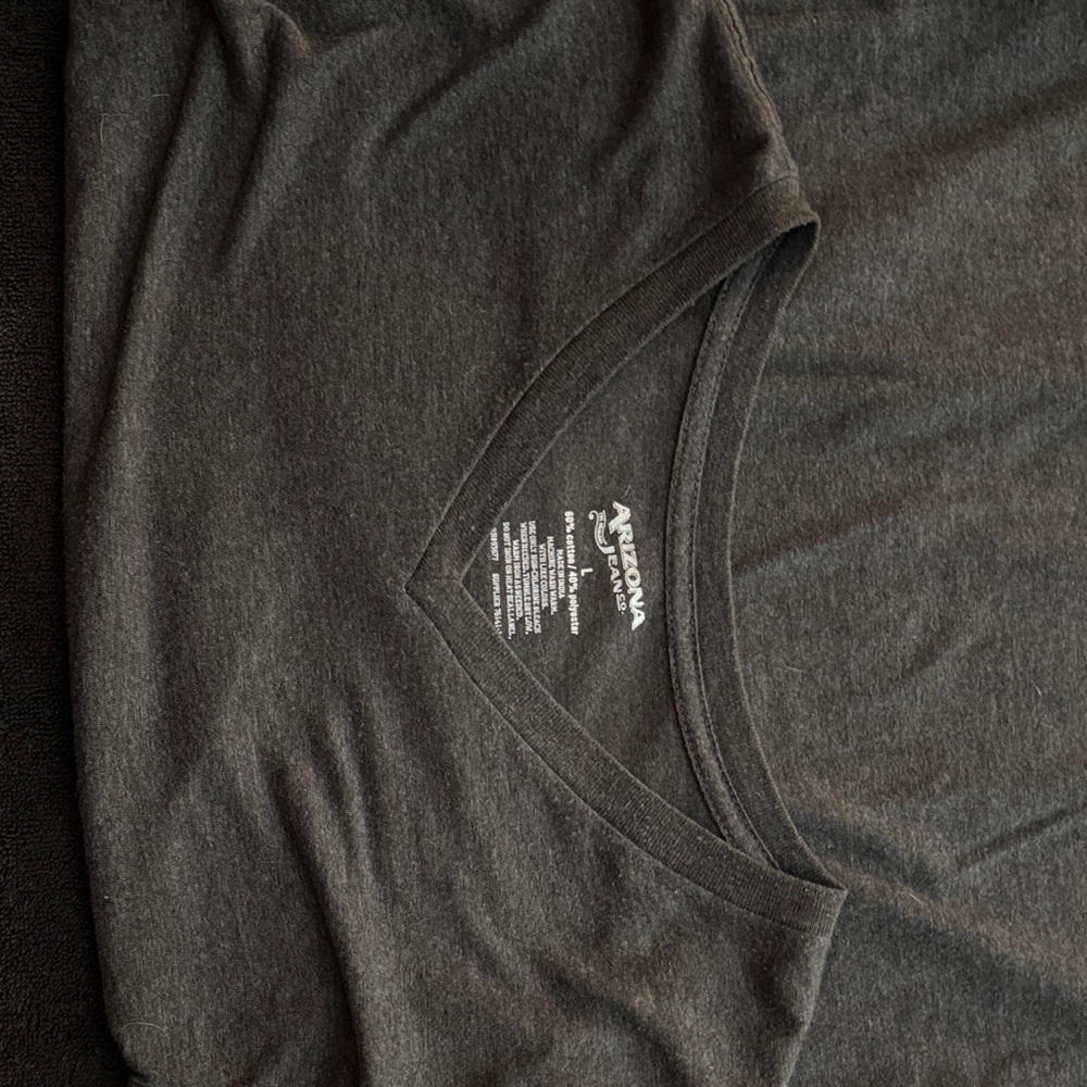 Arizona Jean Company Men's Charcoal V-Neck Tee